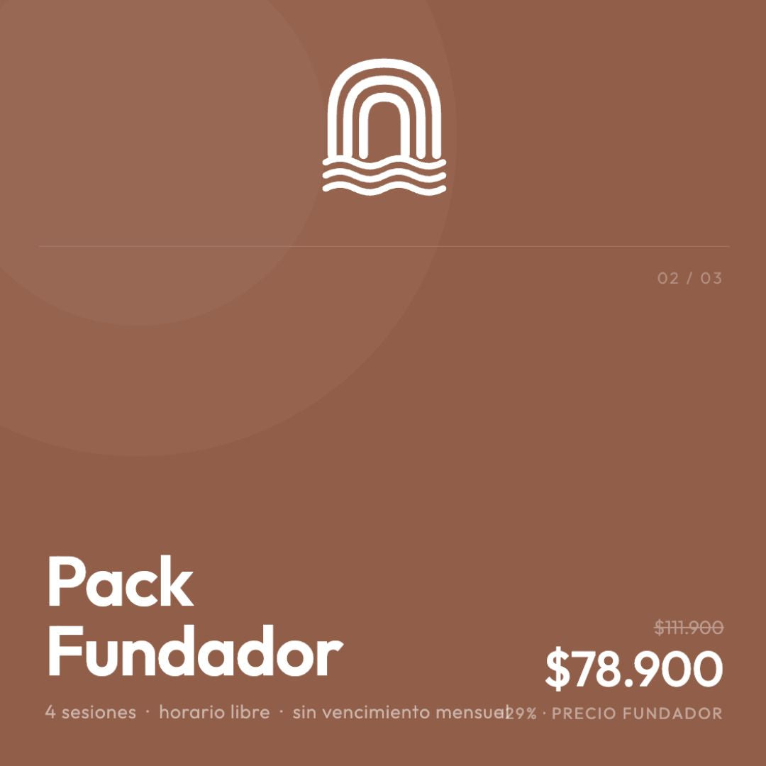 Preventa! Pack Fundador 4 Sesiones